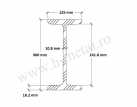 Profil INP zincat 300 mm 1
